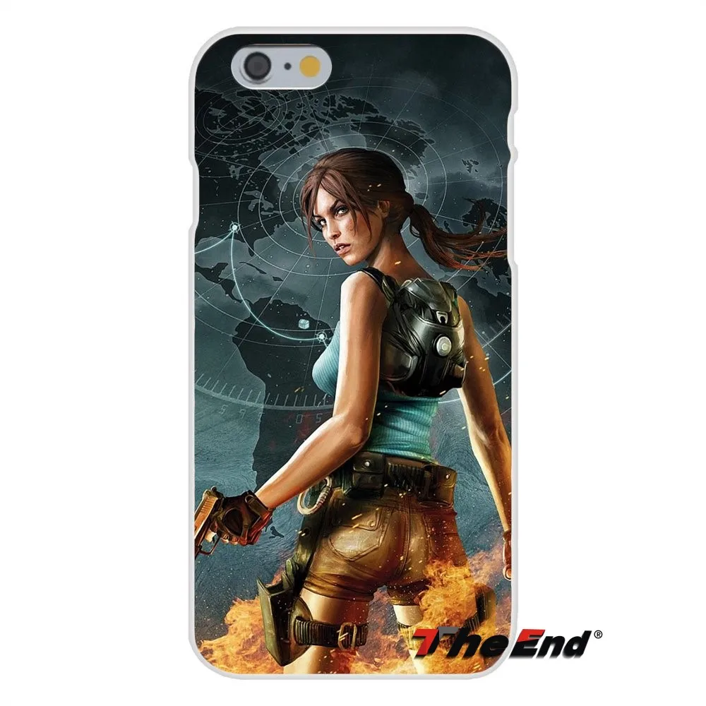 For Samsung Galaxy S3 S4 S5 MINI S6 S7 edge S8 Plus Note 2 3 4 5 Silicon Soft Phone Case Lara Croft Tomb Raider game Print | Мобильные