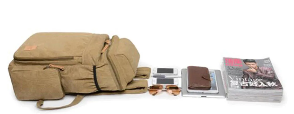 Joyloading холщовый повседневный элегантный рюкзак на плечах сумка На открытом