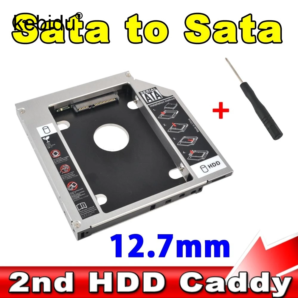 Внешний Универсальный алюминиевый жесткий диск 2 5 дюйма SATA 3 0 12 7 мм|enclosures
