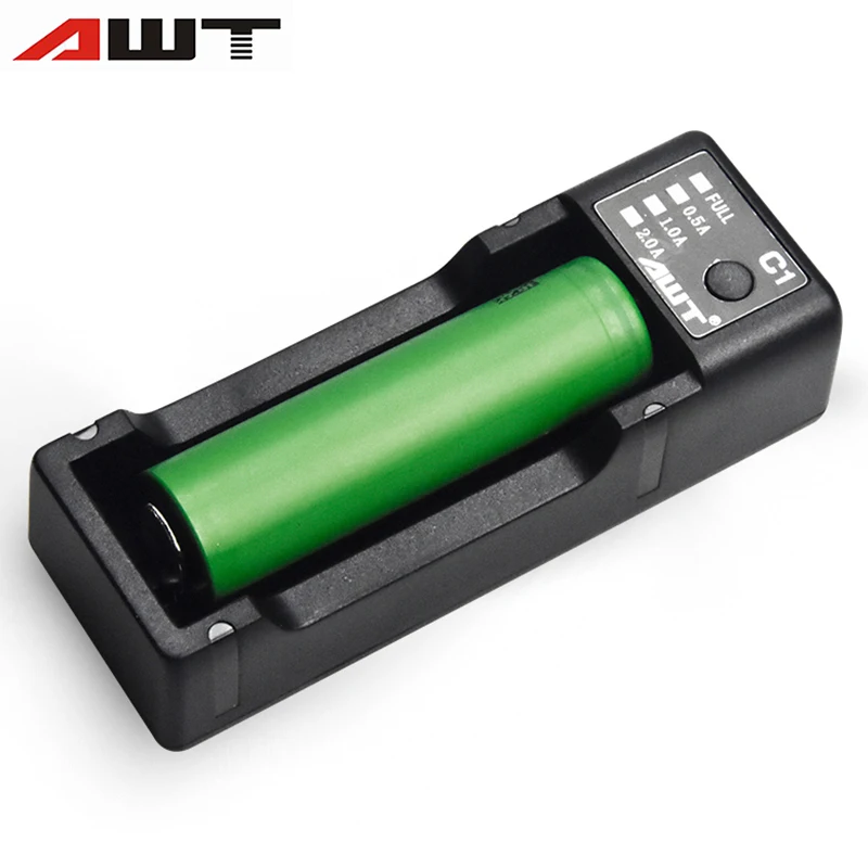 VAPE AWT C1 зарядное устройство 2A умное электронное сигаретная батарея для 18650 26650 18350