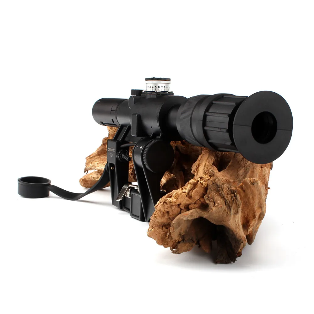 Ohhunt тактический Красный с подсветкой 4x24 PSO 1 Тип прицел для Dragonov SVD снайперская