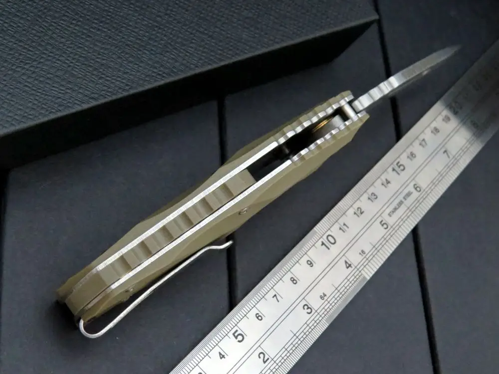Складной нож Efeng с песочным светом 440C лезвием G10 ручка для кемпинга улицы