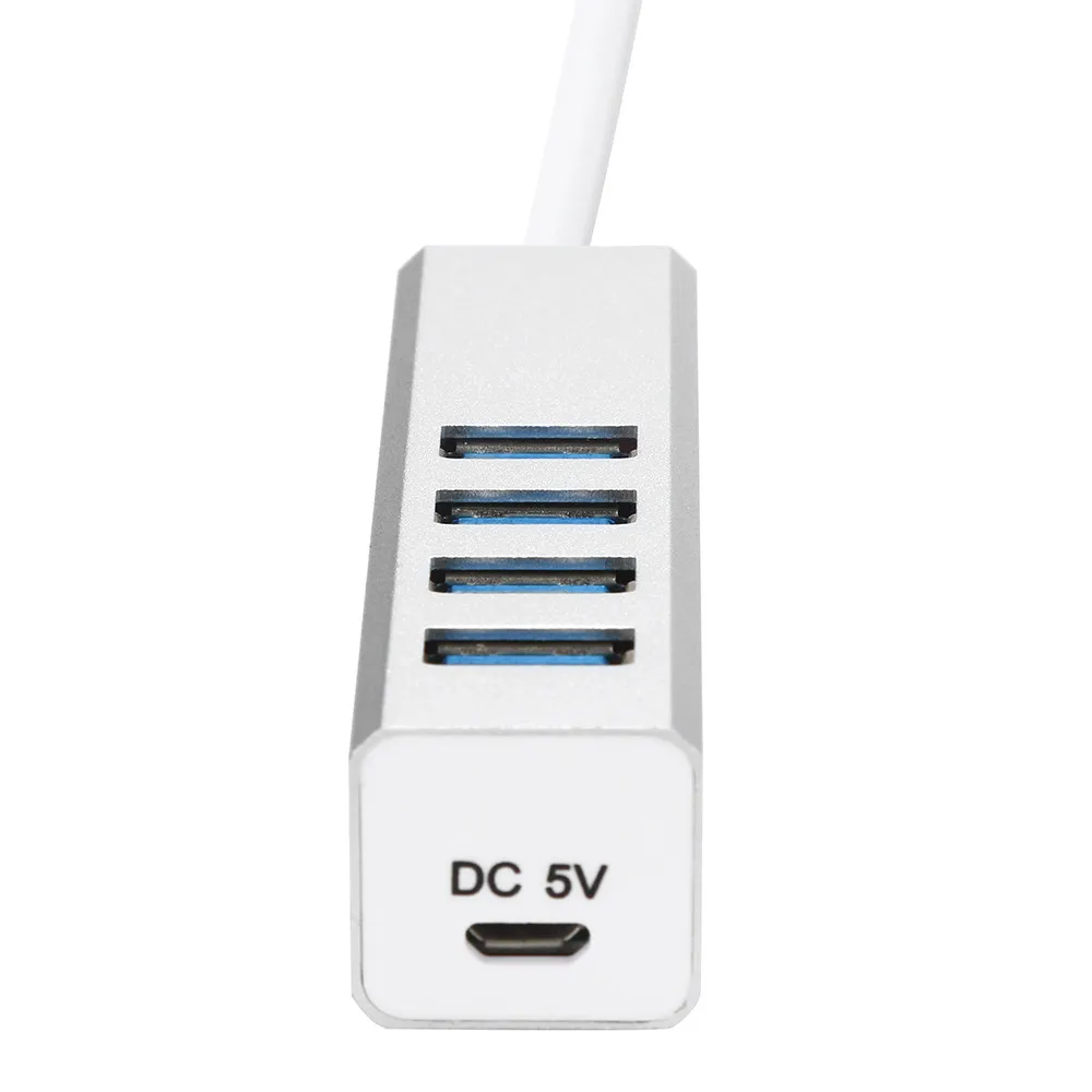 2019 модный тонкий и легкий 4 Портовый usb концентратор 3 0 OTG разветвитель с портом