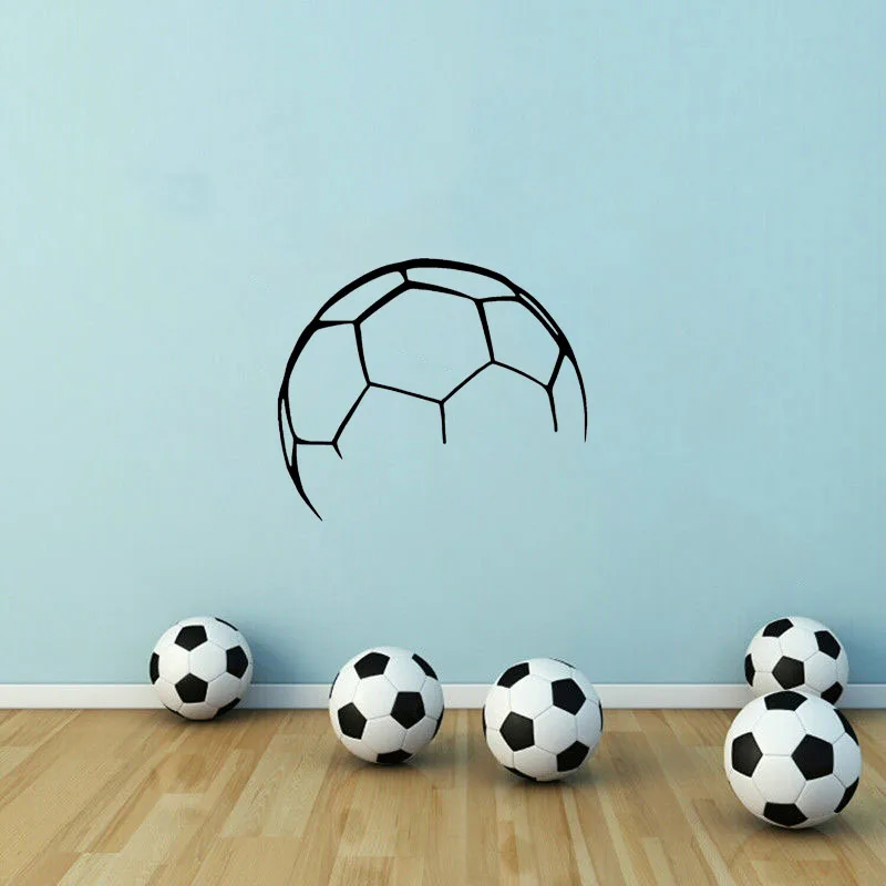 YOJA 41.8CM*49CM Interesting Football Sport PVC Wall Sticker Personalized W2-108 | Дом и сад