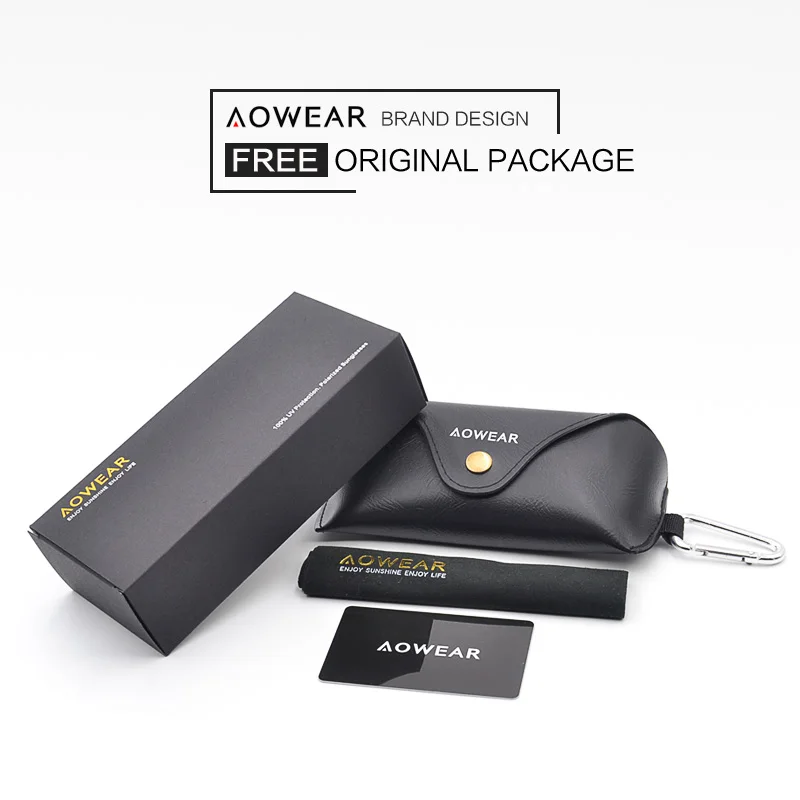 

AOWEAR Vintage Unisex Polarized Sunglasses Aluminum+PC Brand Designer Women/Men Retro Eyewear Mens Driving Sun Glasses UV400