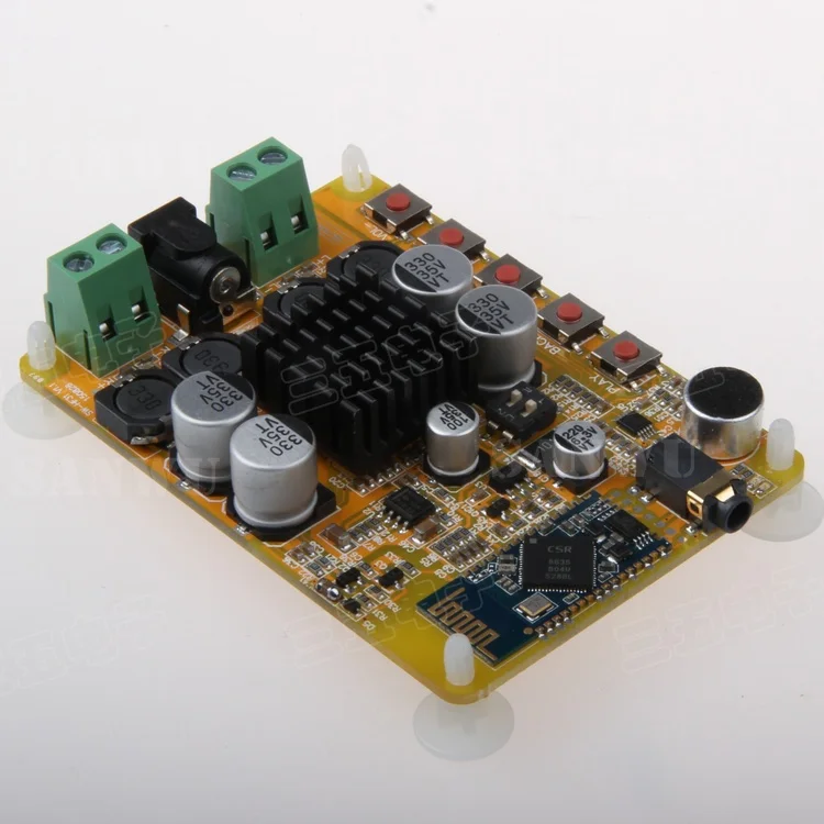 

TDA7492 Bluetooth CSR863 4.0 2 * 50W dual channel digital amplifier with microphone function