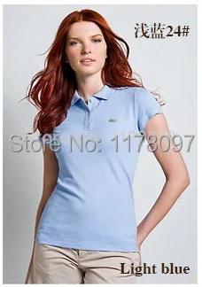 The fashion women T shirt casual short-sleeved t-shirt lapel Pique short sleeve more colors 5pcs | Женская одежда