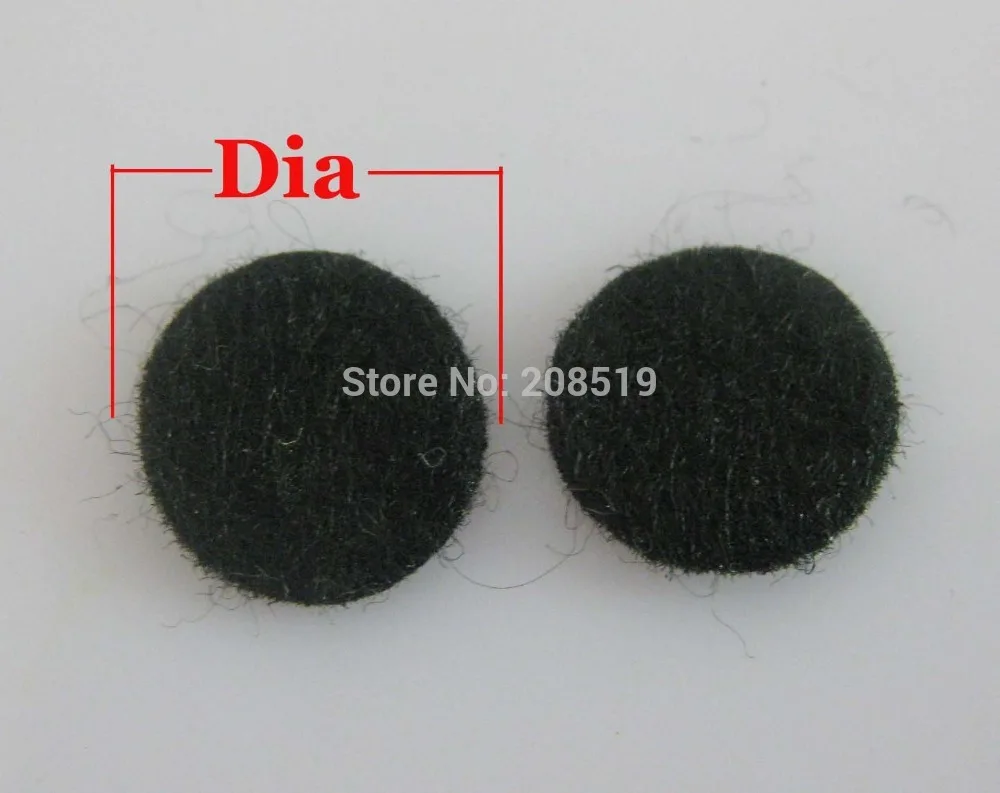

PA0020 DIY Craft Accessories 500pcs Round Felt Dots white and Black 10mm/15mm/20mm/25mm/30mm/35mm/40mm flower bottom base