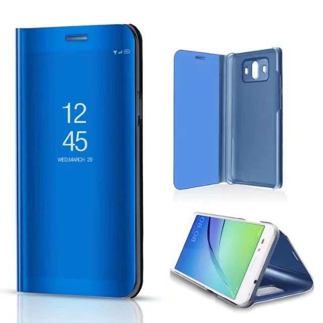 Зеркало Clear View смарт-флип чехол для huawei Коврики 10 P10 lite P8 Lite P9 2017 стенд кожа Телефон