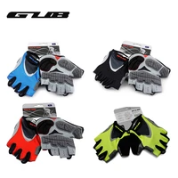 gub endurance cycling gloves bicycle bike fingerless gloves silicone half finger extra gel gloves double gel vent padding