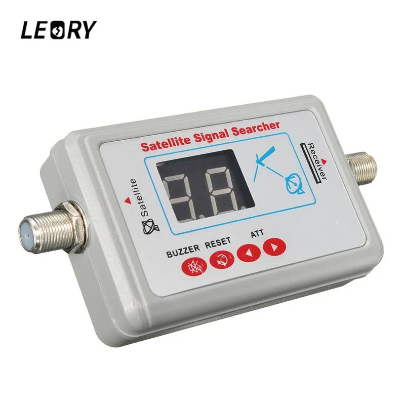 LEORY LCD DVB T мини цифровая ТВ антенна спутниковый сигнал Finder Meter SATLink инструмент для