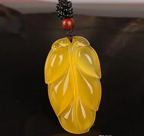 Натуральный аутентичный ледяной бразильский жадеитовый камень желтого цвета подвеска для мужчин и женщин.