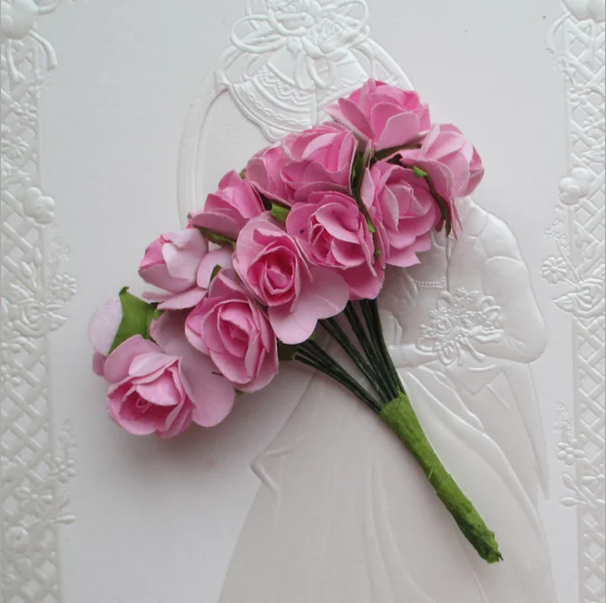 144 шт. розовый персик искусственный цветок сливы коробка конфет Интимные