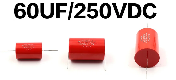 Audiophiler Mkp конденсатор конденсотор HIFI Fever безэлектродный конденсатор аудио конденсатор металлический пленочный соединитель частоты деления