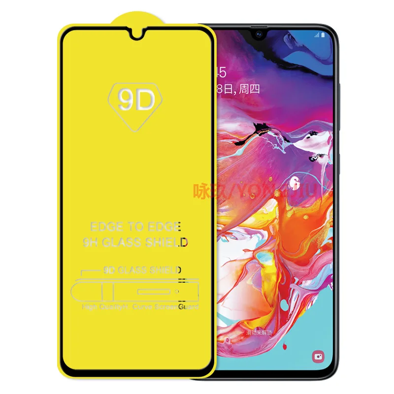 Защитное закаленное стекло для Samsung A50 A40S A30 A20 Защитная пленка экрана с