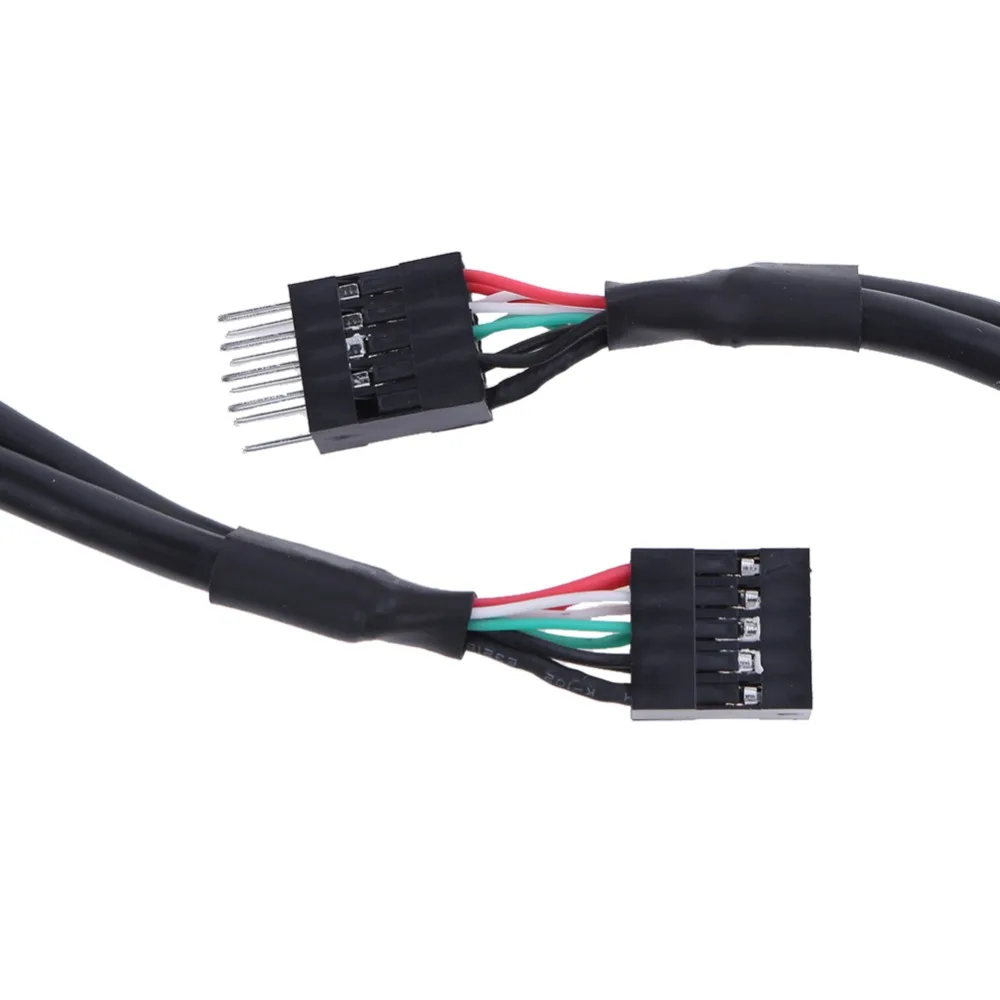 50 см/19 68 ''USB 2 0 9 контактный удлинитель адаптер 9Pin M/F шнур провод|Компьютерные