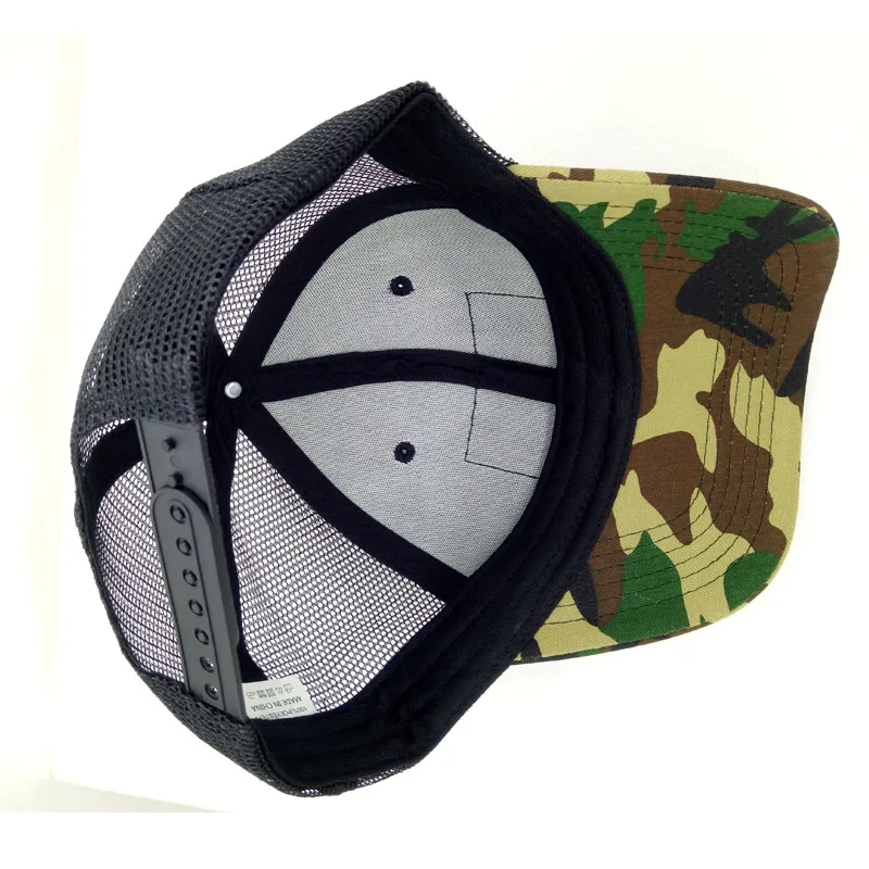 

Baseball Cap Men Camouflage Cap Bone Camo Mesh Summer Hat Men Army Cap Trucker Snapback Caps Hip Hop Dad Hat Adjustable Unisex