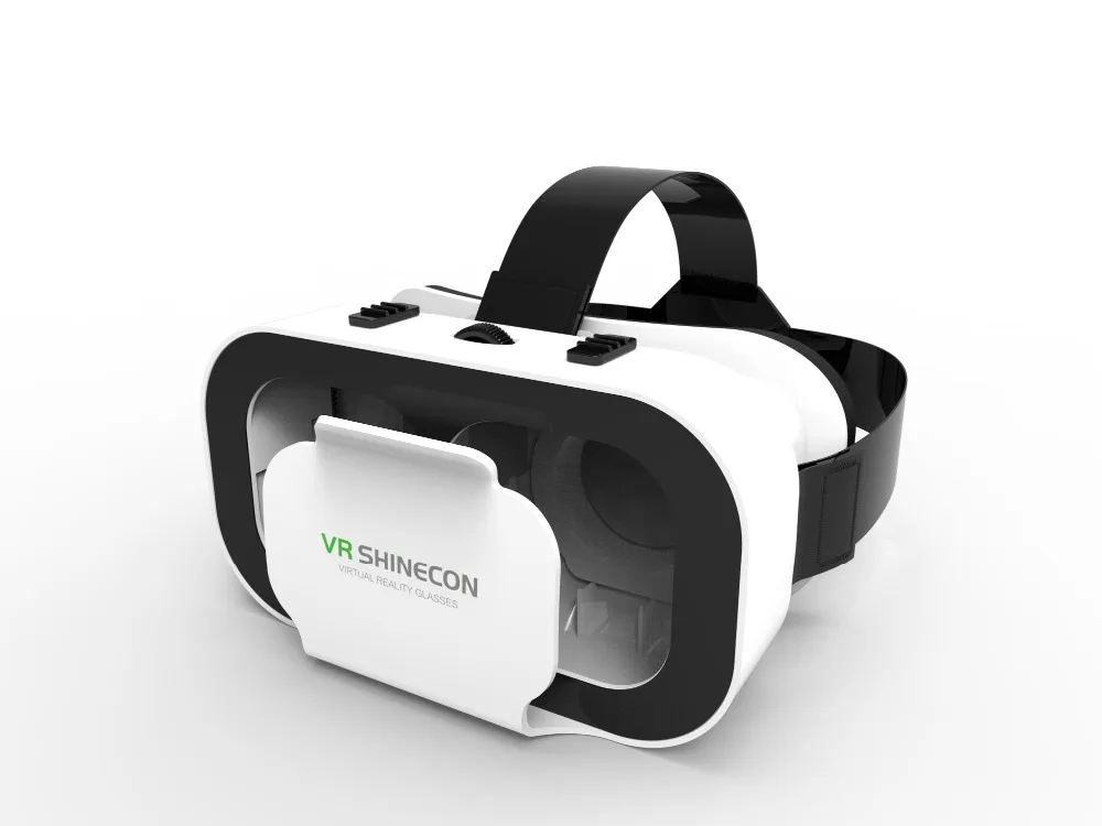 Original Shinecon Z4 Leather 3D Cardboard Helmet Virtual Reality VR Glasses Headset Stereo Box for 4-6' Mobile Phone | Электроника