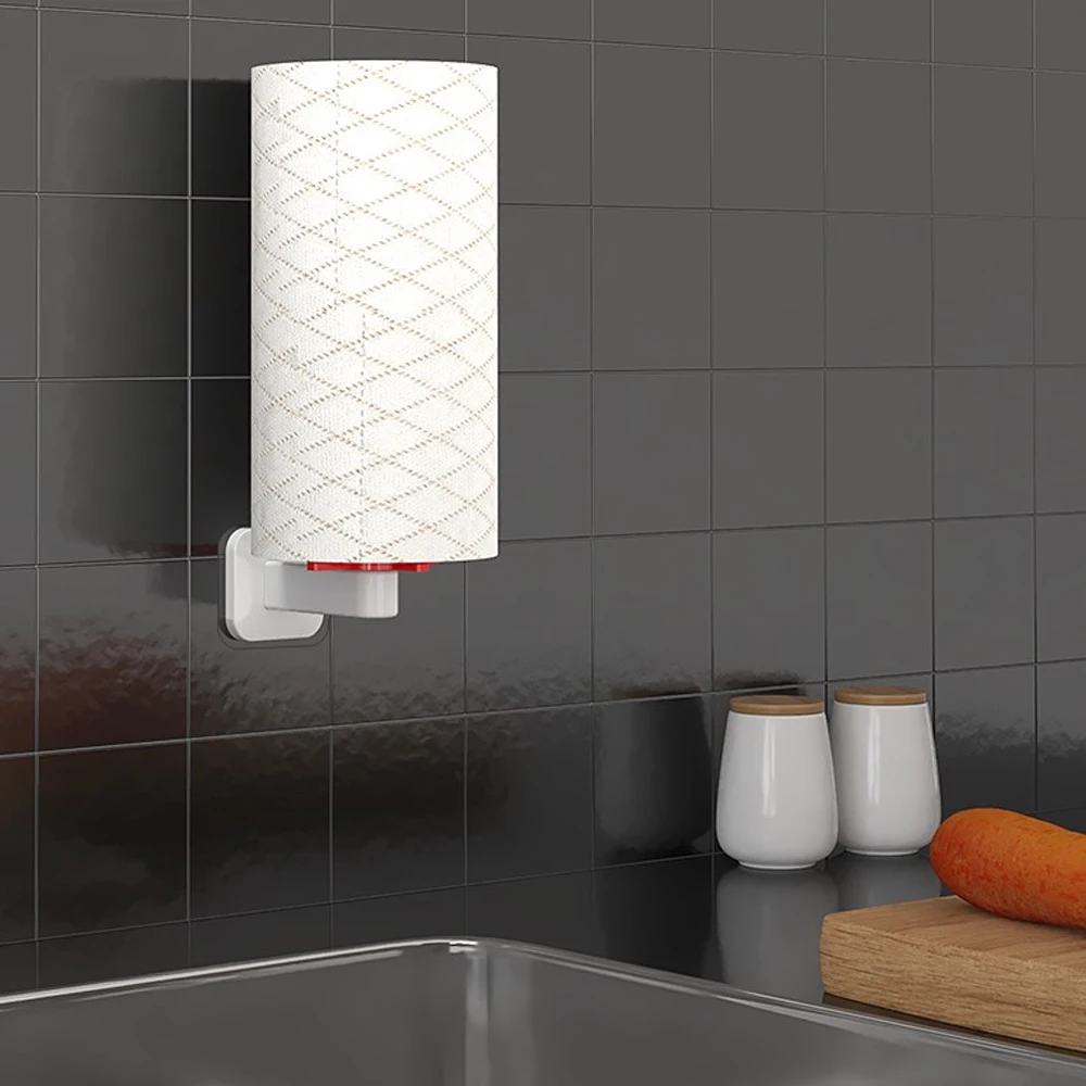 1 шт. пластиковый вращающийся держатель для туалетной бумаги настенный ванной