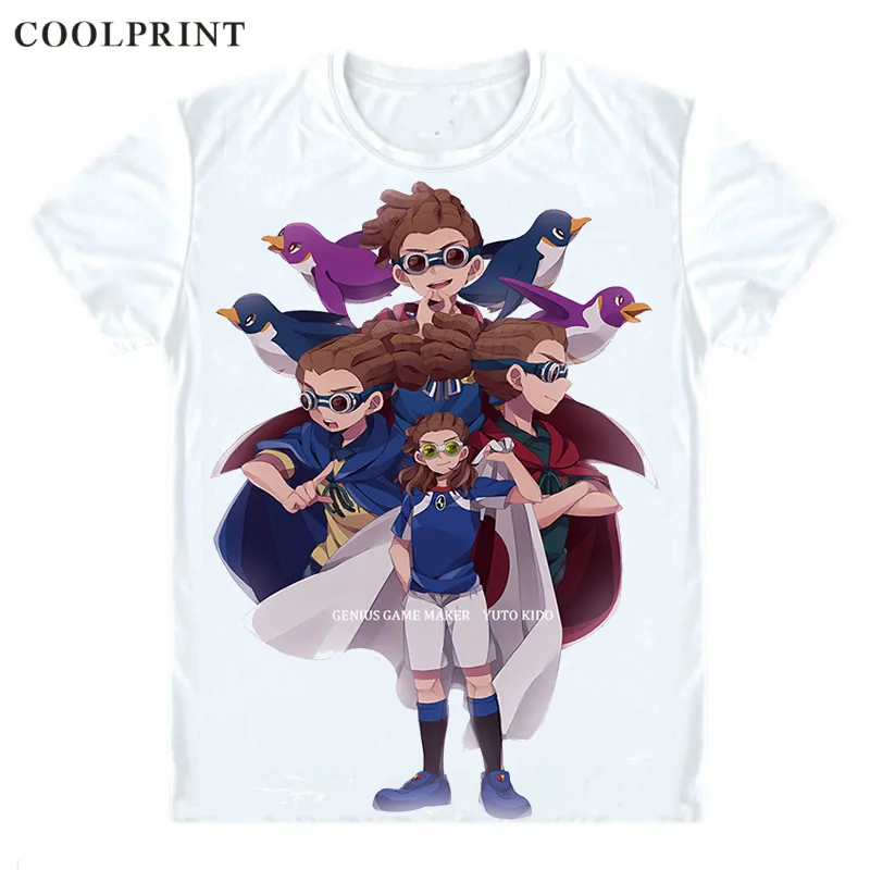 Футболка Coolprint Kidou Yuuto Inazuma Raimon Eleven Legend Japan Мужская Повседневная футболка Премиум с