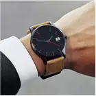 Часы для мужчин спортивные Кварцевые армейские с Циферблатом из нержавеющей стали кожаный ремешок наручные часы для мужчин и женщин часы подарок 2019 Элитный бренд reloj