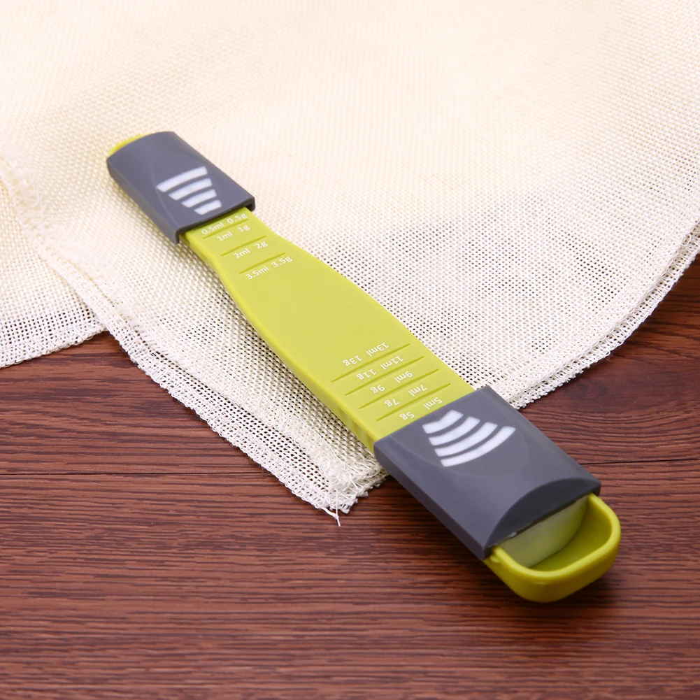 Портативный Кухня измерительные весы ложки Регулируемый выпечки инструменты