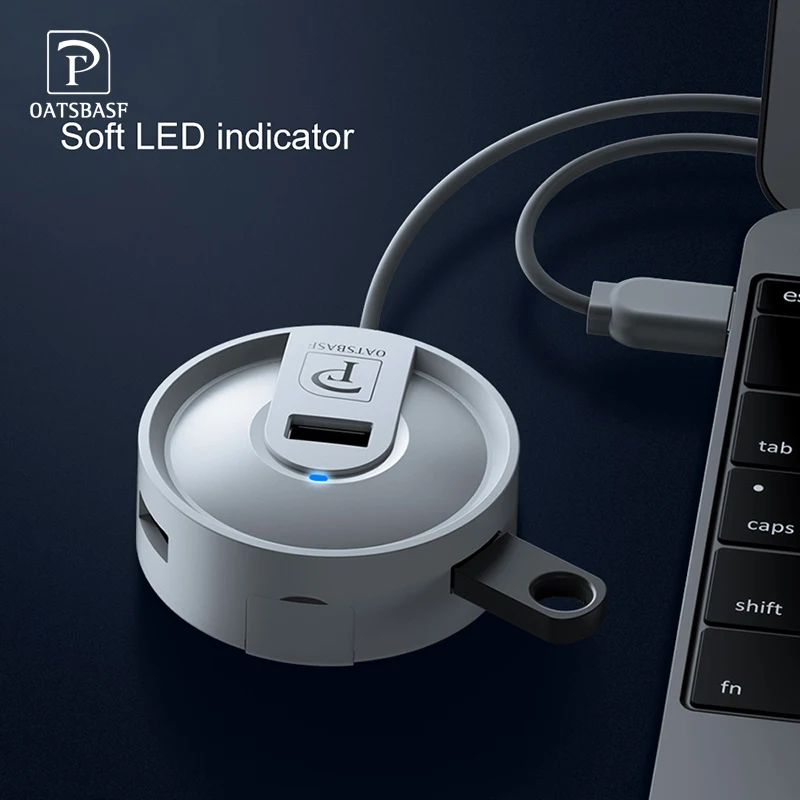 Oatsbasf usb хаб 3 0/type C концентратор USB 0 для Macbook Pro адаптер порт huawei mate 20 P30 жесткий диск