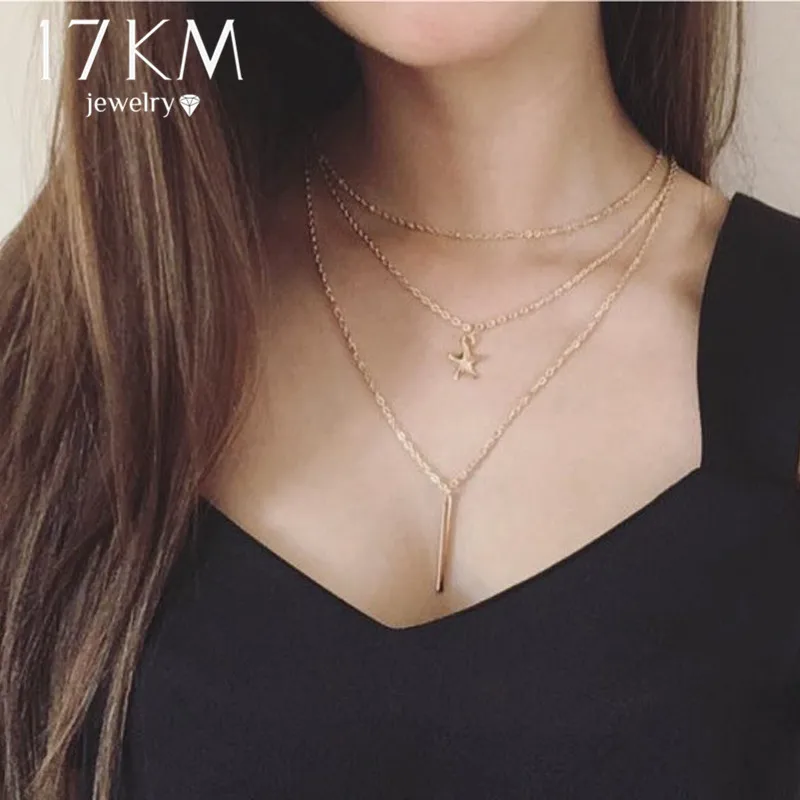 17 км модная подвеска в форме цветка розы кулон ожерелье s для женщин девочек подарок винтажная монета цепочка золотого цвета ожерелье массивные украшения - Окраска металла: FCS338