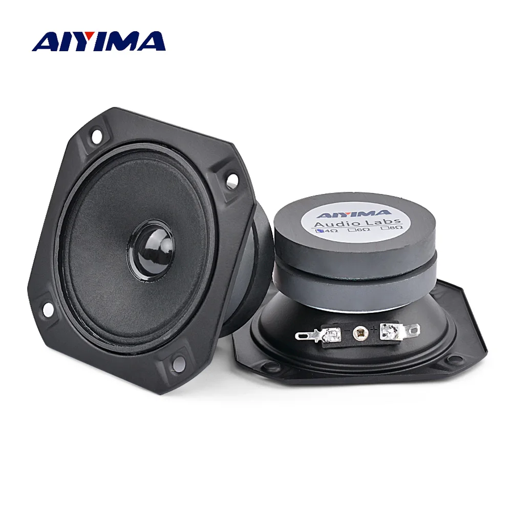 AIYIMA 2 шт. мини аудио портативные колонки 4Ohm 15 Вт полный диапазон Altavoz динамик