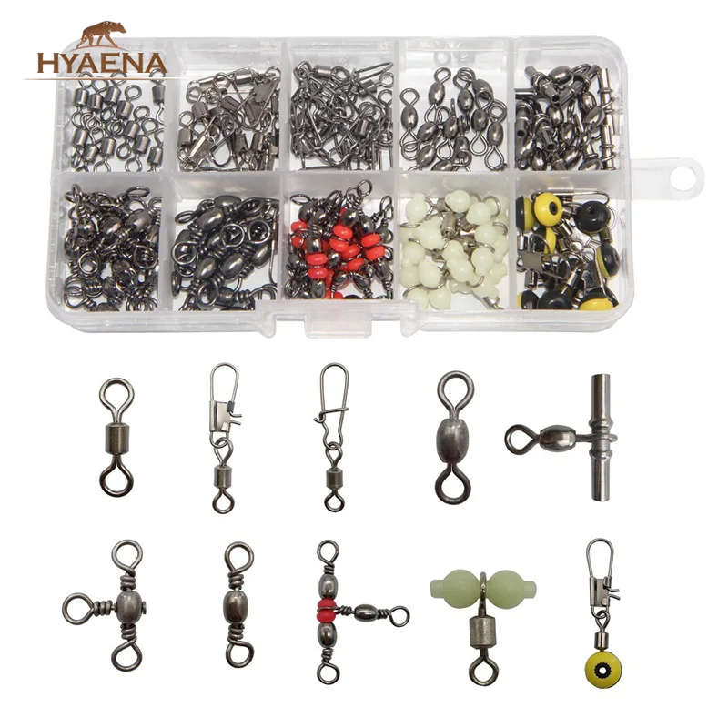 Hyaena 100 ⑤ кор. поворотные застежки для рыбалки коробка катания Вертлюги с