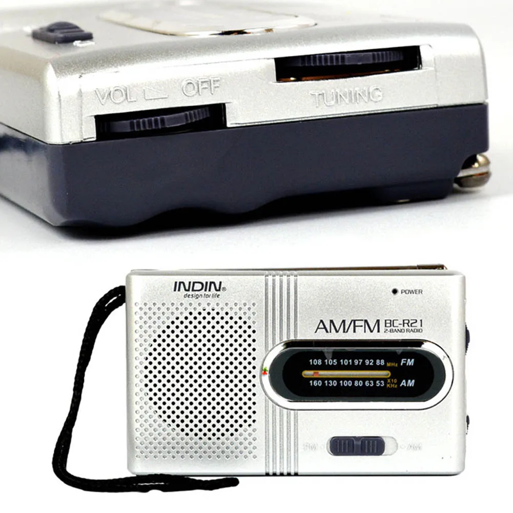 Портативный Телескопический Мини радиоприемник AM/FM ND998|Радиоприёмники| |