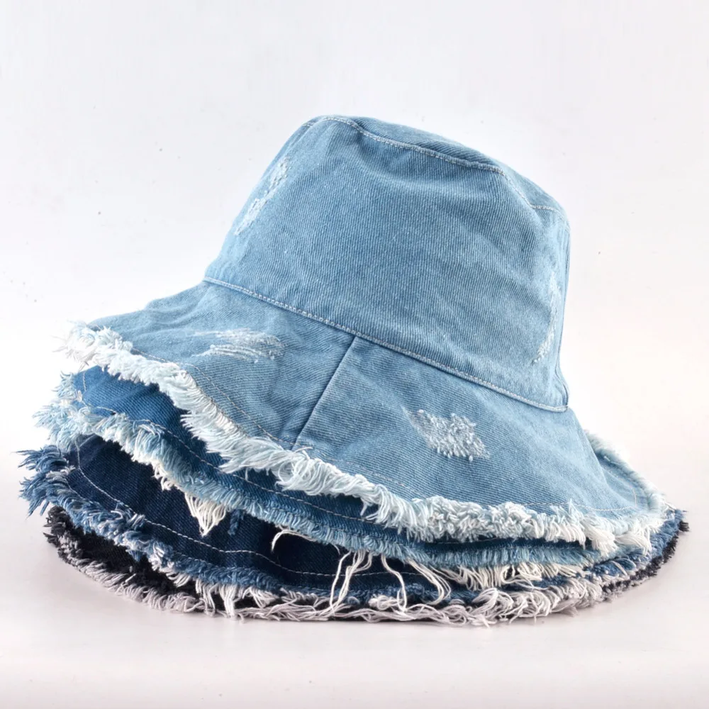 Летние широкие шляпы для женщин fedora cowboy bucket hat Lady bob sun cap женские хлопковые флоппи