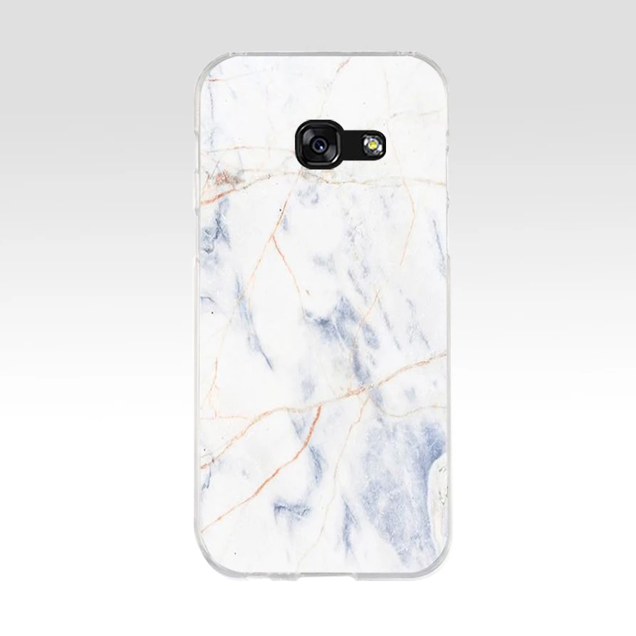 26AQ Pink Blue Ink Marble Soft Silicone Tpu Cover phone Case for Samsung galaxy a3 a5 2016 2017 a6 A8 2018 | Мобильные телефоны и