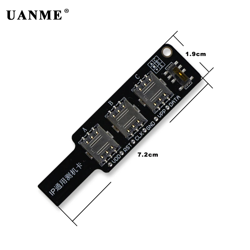 UANME 3 в 1 тест сигнала SIM-карты Диагностика IP Универсальная Тестовая карта для всех