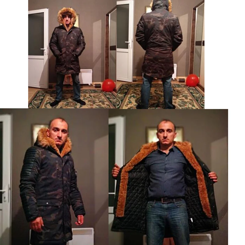 NIANJEEP зимняя куртка Для мужчин камуфляж парки одежда Для мужчин военные Пальто Черный Мужской утолщаются хлопка-мягкие пальто с меховым капюшоном пуховик мужской ветровка мужская