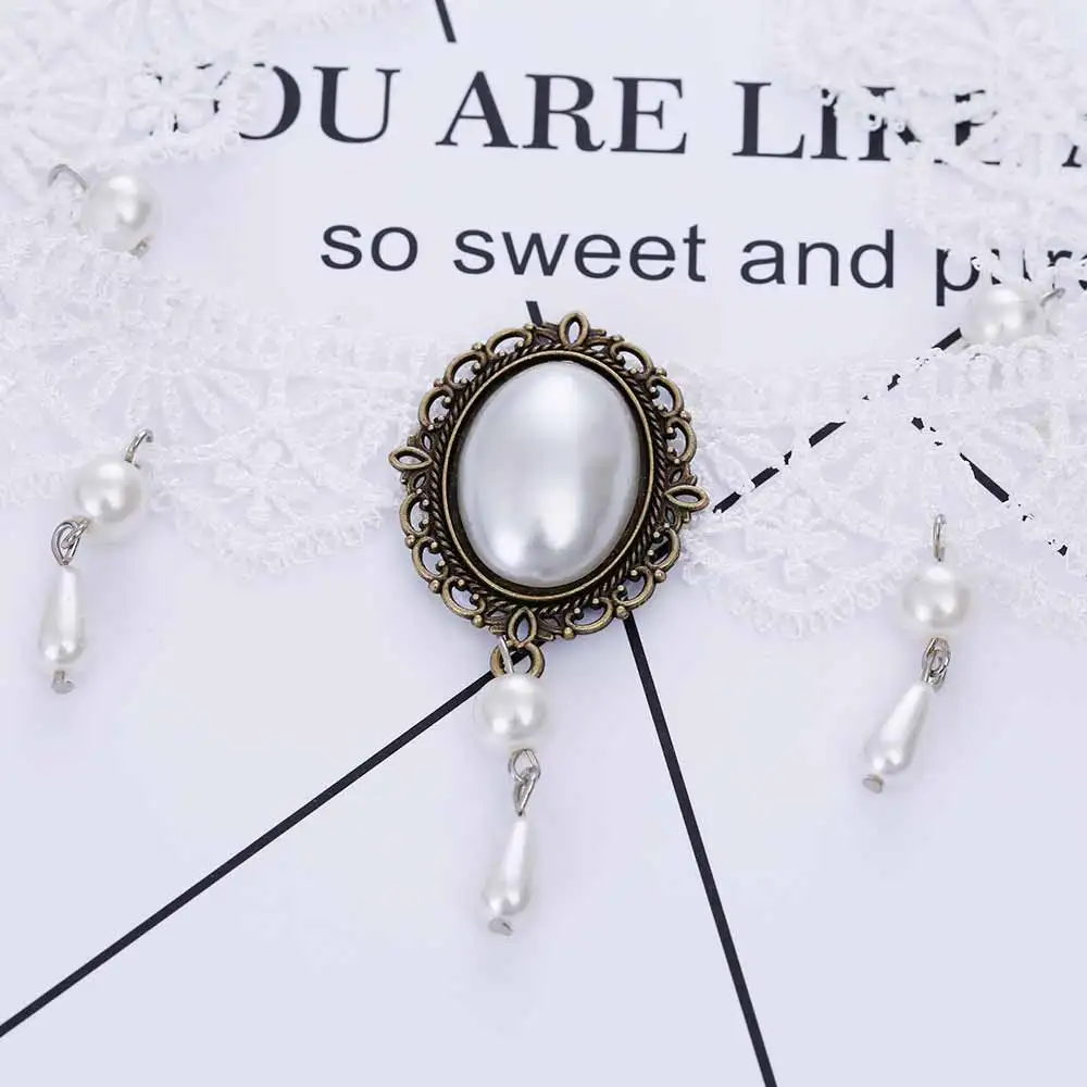 White Lace Choker Necklace Women Chocker tattoo choker Vintage Collier Femme Statement Necklaces Pendants Collares Mujer | Украшения и