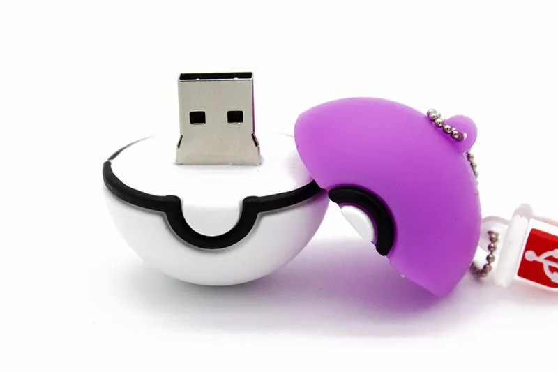 JASTER Pokemon usb флеш-накопитель Pocket Monster Poke Ball Pikachu Флешка 4 ГБ 16 ГБ 32 ГБ 64 ГБ u диск memory stick модная