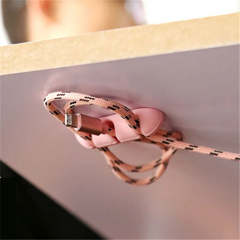 2 шт. органайзер для кабеля устройство силиконовое управление офиса домашнего