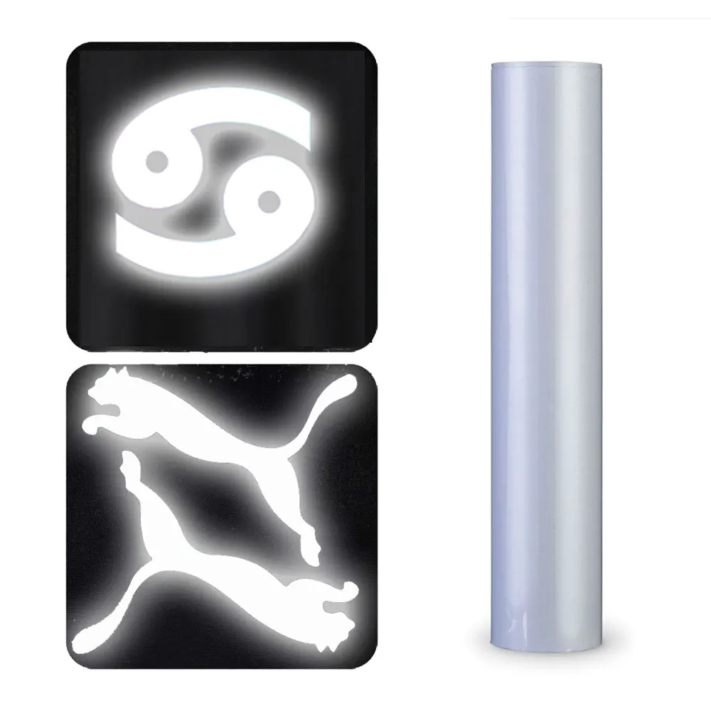 Светоотражающий термотрансферный винил HTV для футболки виниловый рулон легко