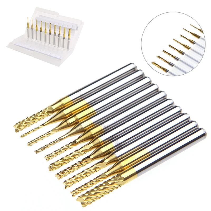 Набор твист сверл для печатной платы 1/8 дюйма 0 8 3 175 мм 10 шт.|twist drill bit set|drill settwist |