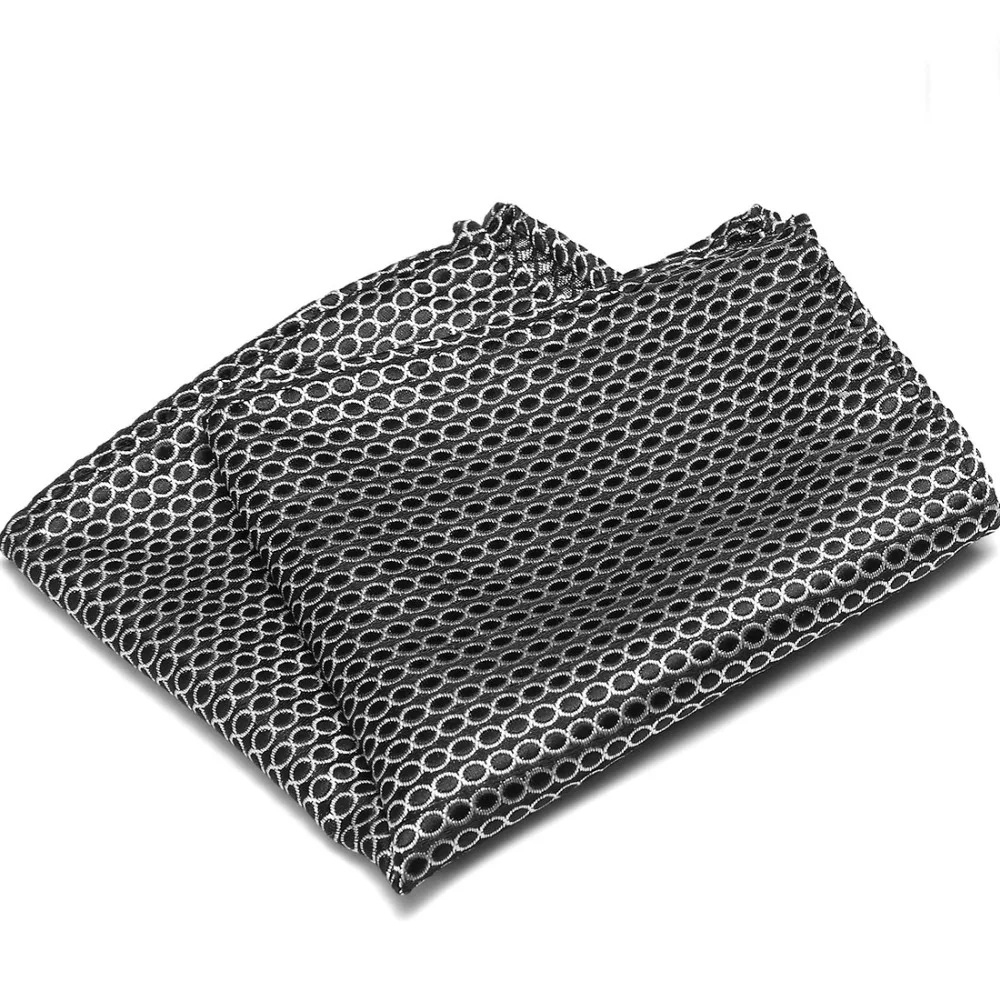 Синий и черный Пейсли мужской модный новый дизайн носовой платок из полиэстера