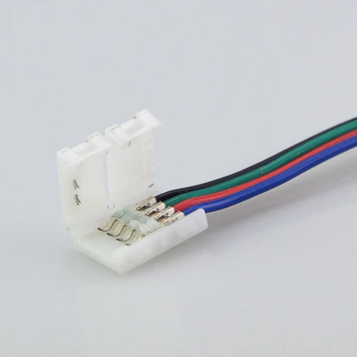 LED Клейкие ленты Интимные аксессуары RGB 10 мм 4PIN без пайки кабеля печатной платы