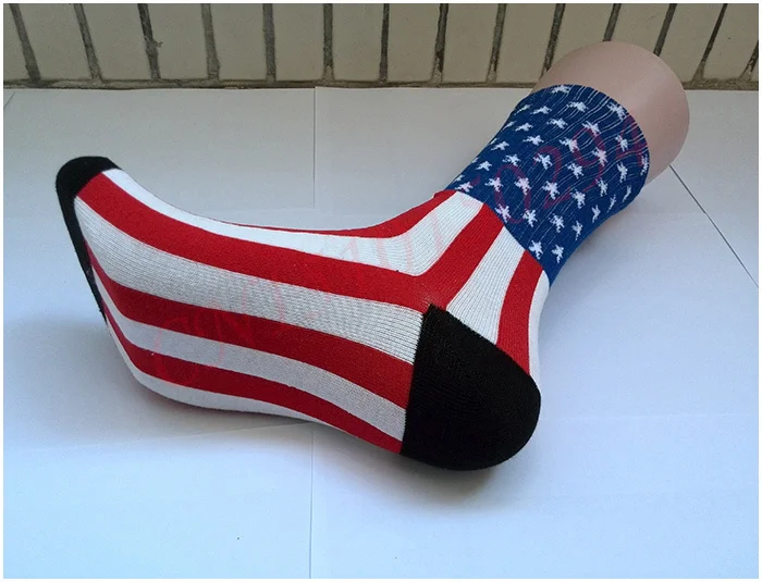 10 Pairs/lot 2014 American Flag Socks High Quality Cotton Stance Fashion Harajuku Sport Hip hop WZ069 | Обувь