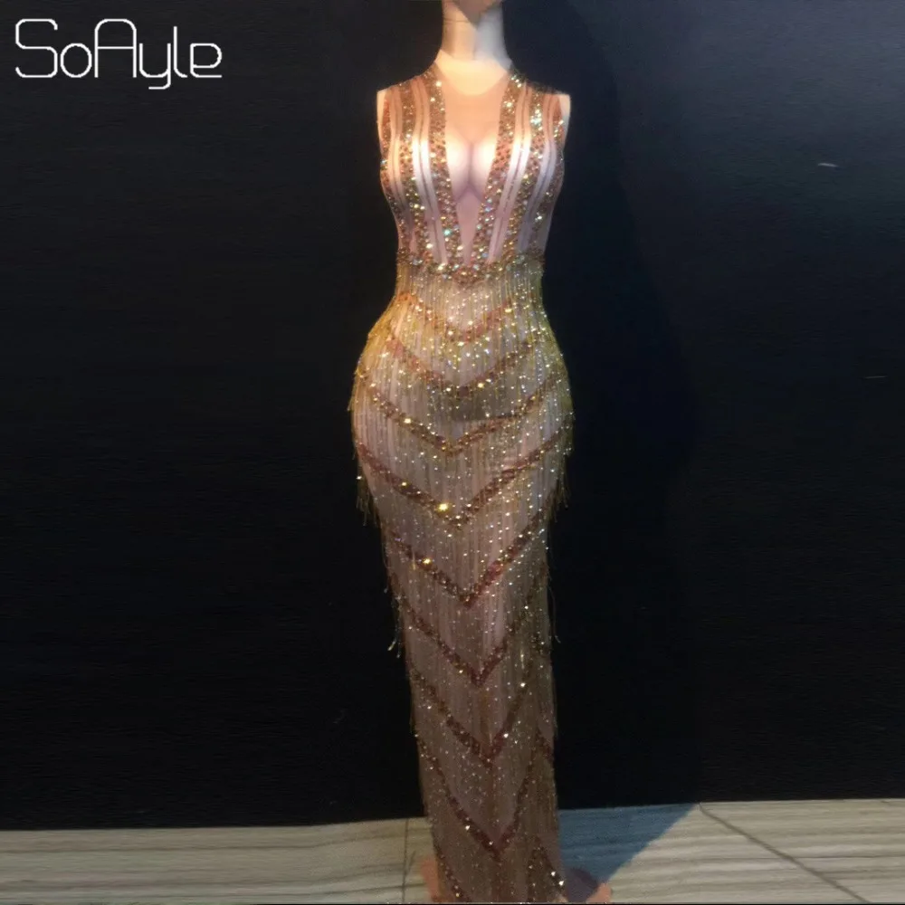 SoAyle/Новое Клубное платье для женщин певица dj модель автомобиля фотосъемки со