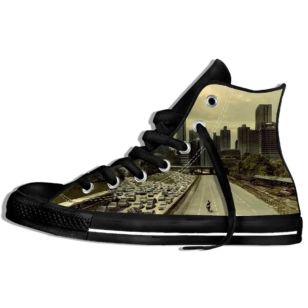 Walking Dead Sneakers 3d Wen Casual shoes Streetwear Hip Hop Funny Shoes Summer Fashion 2019 New | Обувь