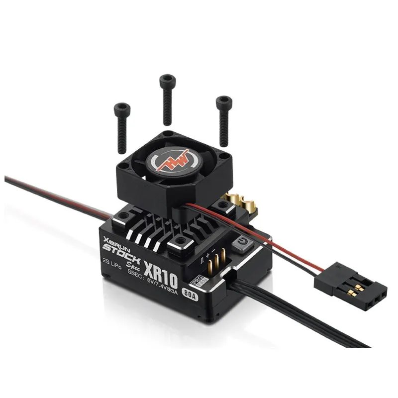 Hobbywing XeRun XR10 PRO STOCK SPEC 30112401 80A 2s бесщеточный сенсорный ESC для 1/10 гоночных автомобилей