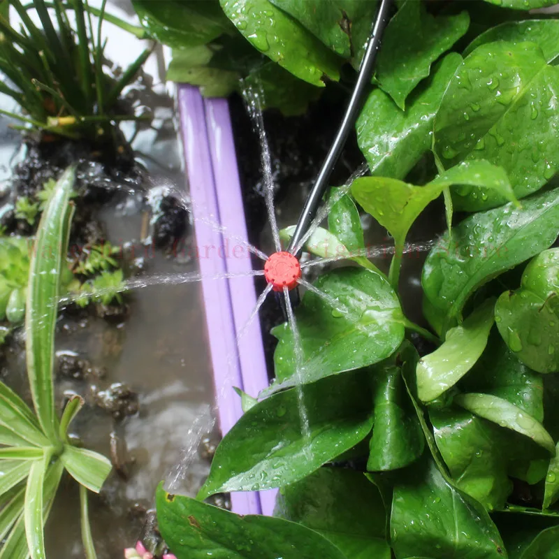 100 шт Регулируемая вода 8 отверстие капельница фрукты бесплатно разбрызгиватель