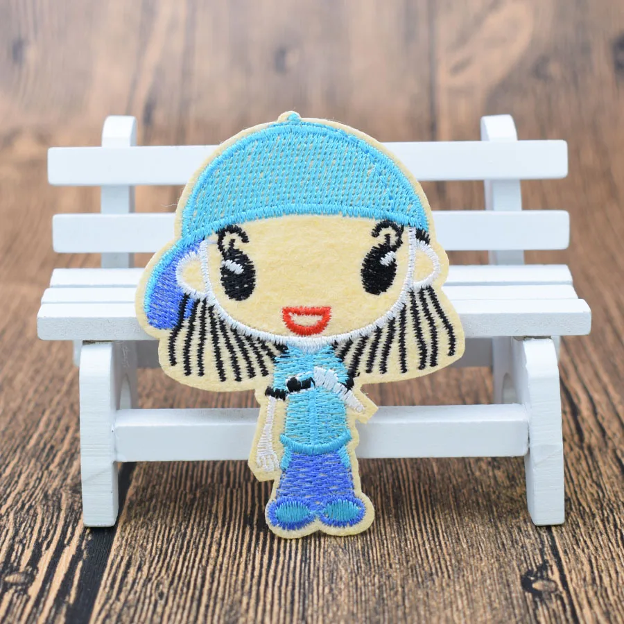 Сделай Сам подростковые патчи для одежды вышитые приклеивания утюгом аппликация