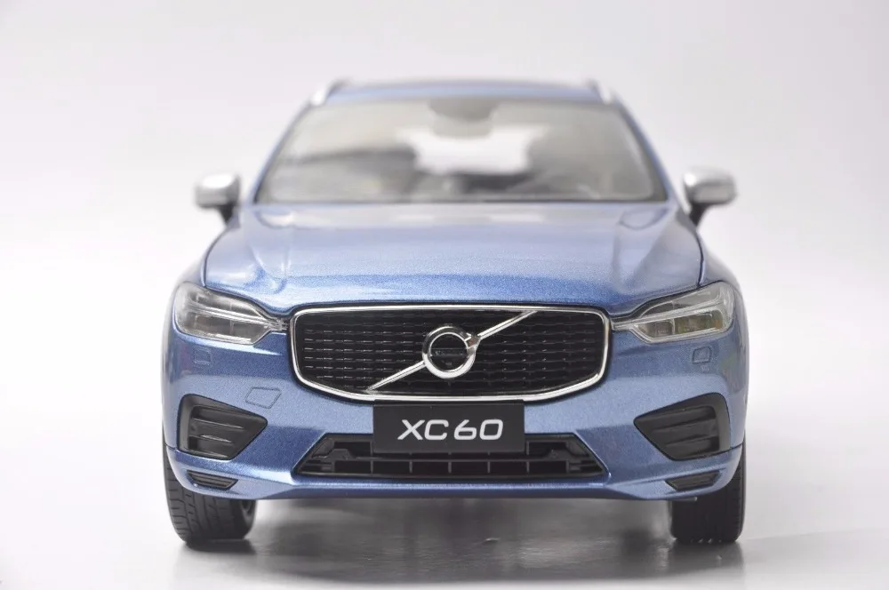 1:18 литая модель для Volvo XC60 XC синий внедорожник игрушечный автомобиль миниатюрная коллекция подарки XC 60