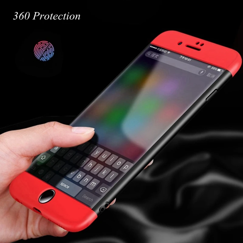 Чехол с полным корпусом 360 для iphone 8 6 s iPhone 7 10 роскошные Fundas 6plus plus чехол X |